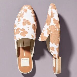 Dolce Vita Halee Mules Cow Print